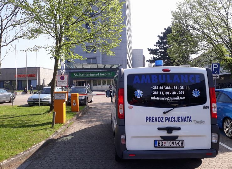 Prevoz (transport) pacijenta Nemaćka - Srbija