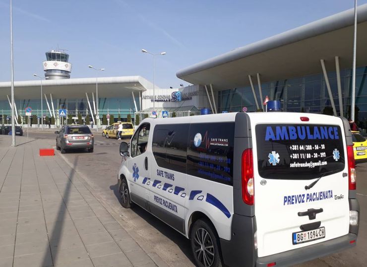 Sanitetski prevoz (transport) pacijenta Bugarska - Srbija