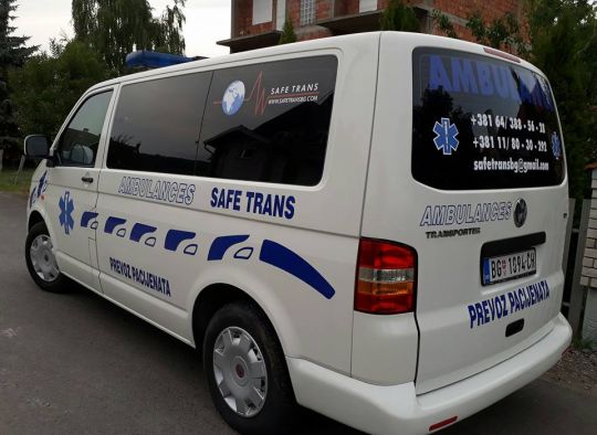 Iznajmljivanje sanitetskih vozila Safe.Trans 07