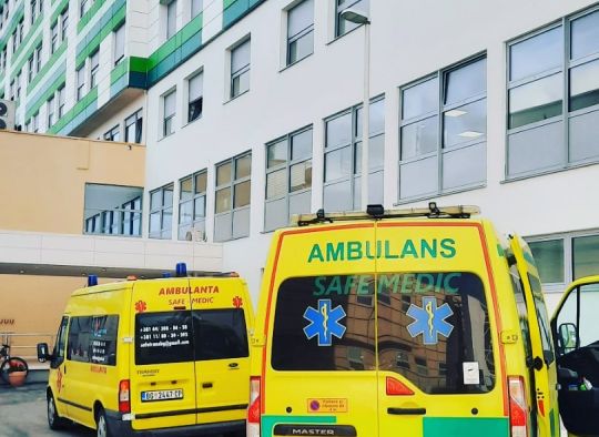 Sanitetski prevoz (transport) pacijenta Srbija - Hrvatska